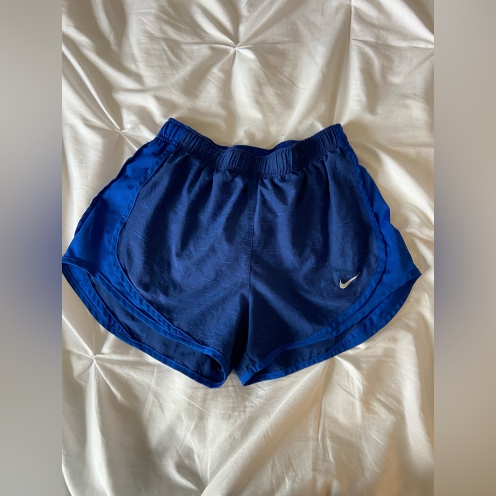 NIKE Royal Blue Womens Dri-Fit Shorts Size Small